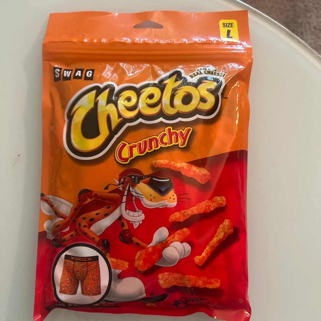 SWAG Cheetos Crunchy 🏈 Boxer Briefs Size L