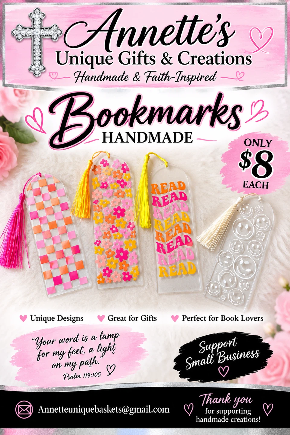 Annette's Unique Handmade 🏈 Bookmarks