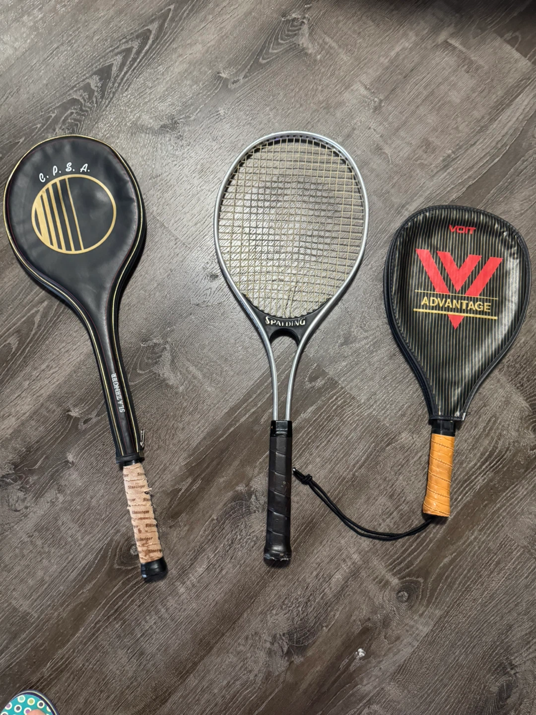 Slazenger, Spalding and Voit Rackets Bundle