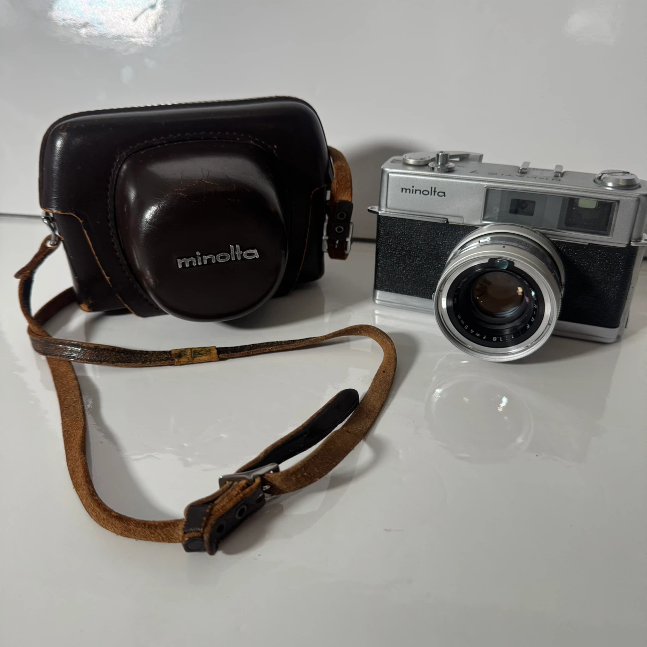 Minolta Hi-Matic 7 Film Camera AS IS * READ - photo 2