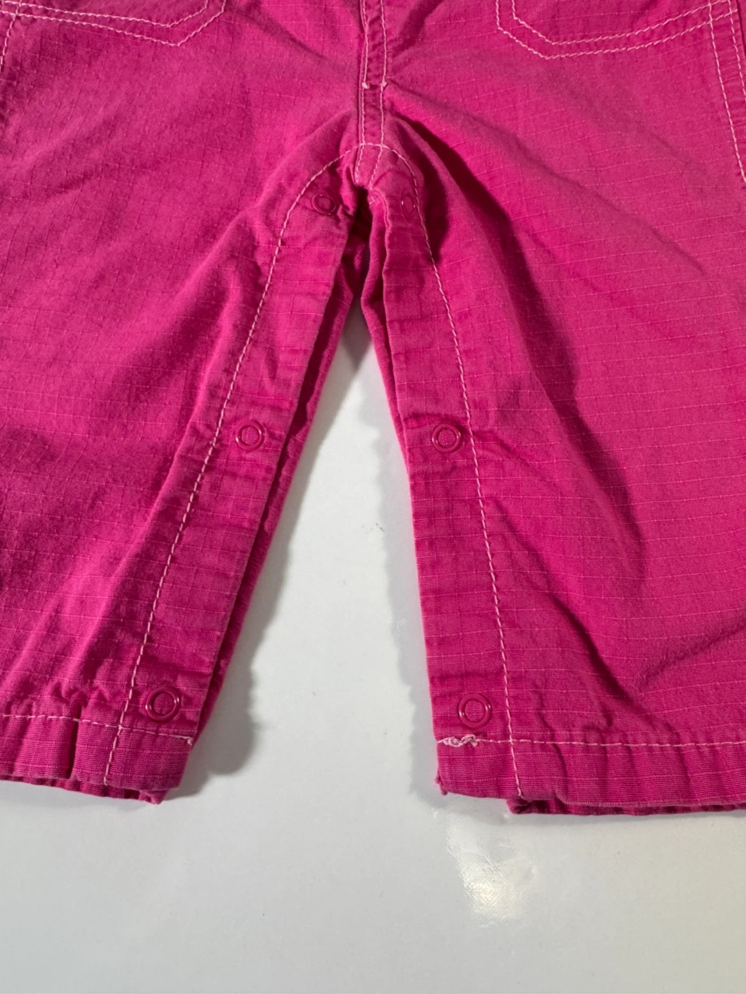 John Deere pink baby overalls size 6-9 months - photo 5