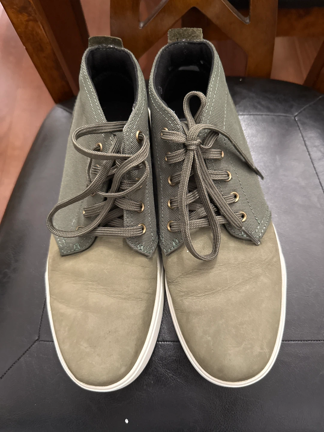 Timberland Mens Sneakers Olive Green Size 7.5 US