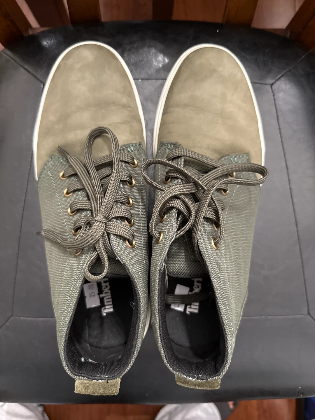 Timberland Mens Sneakers Olive Green Size 7.5 US - photo 2