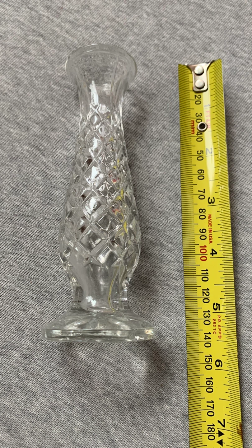 Clear Glass Bud Vase 🏈 - photo 2
