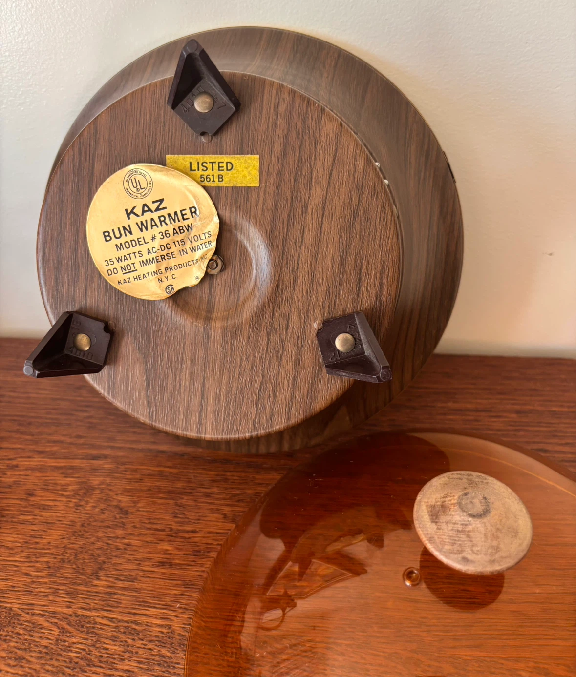 Vintage Kaz Electric Bun Warmer - photo 4