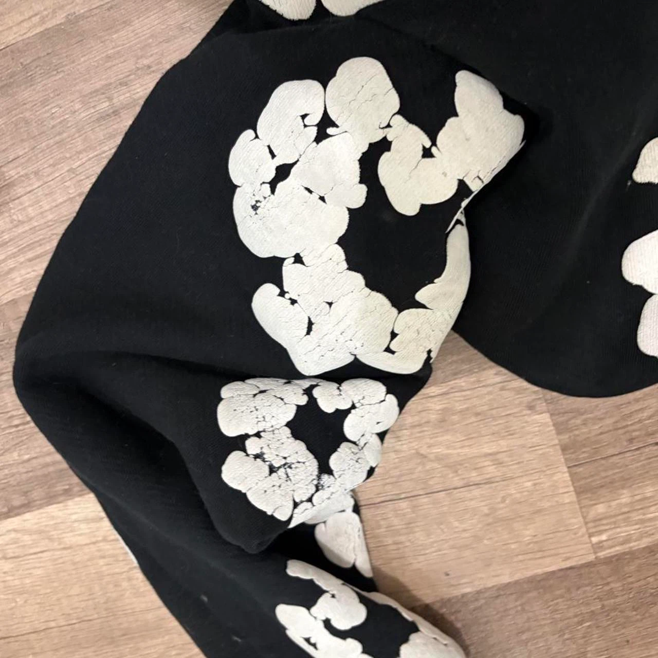 Denim tears black hoodie medium - photo 2