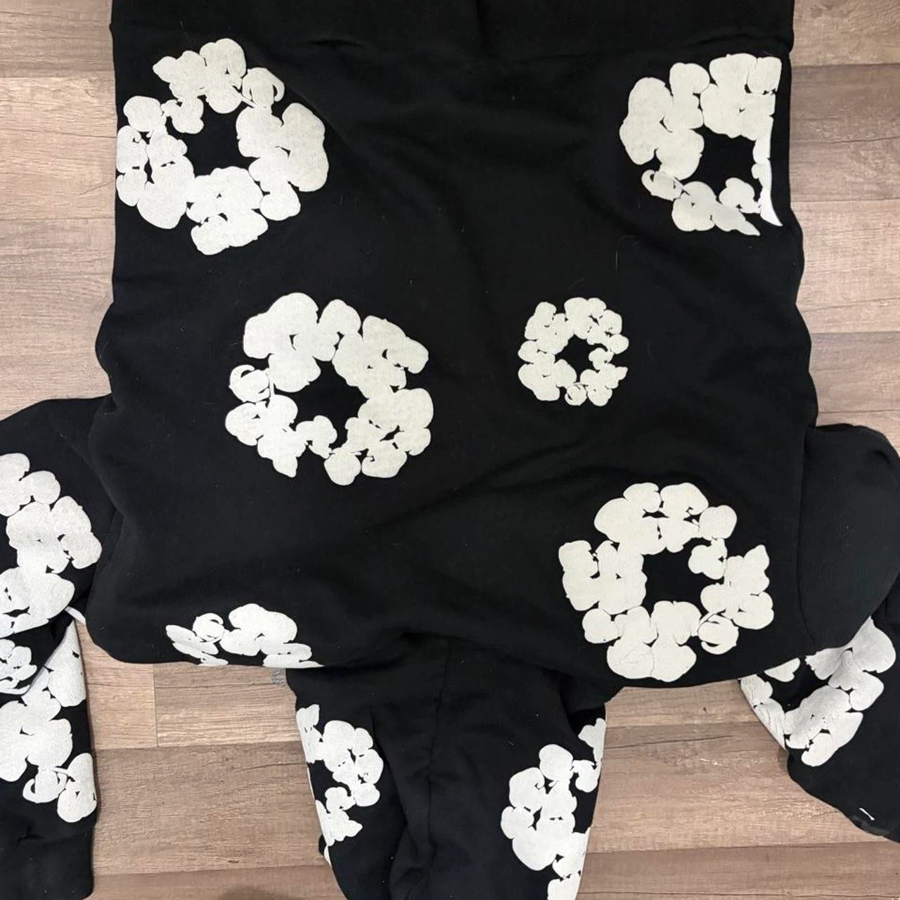 Denim tears black hoodie medium - photo 3