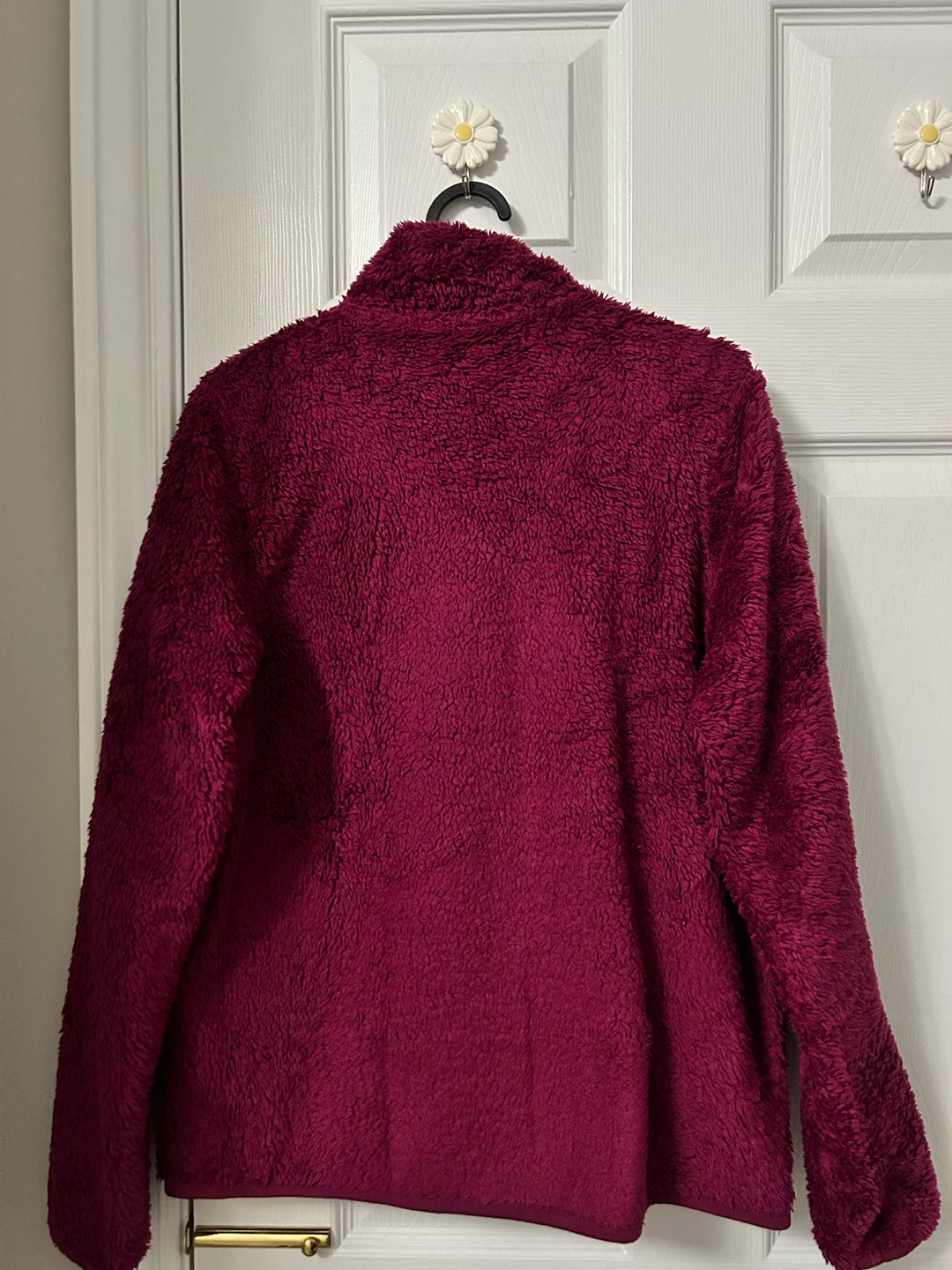 Uniqlo Faux Fur Fleece Jacket - Magenta - photo 2