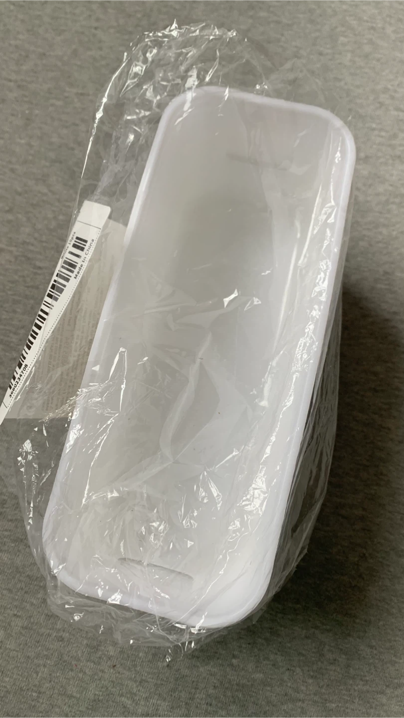 Set of 10 Small White Plastic Organiser Bins 🏈 - photo 2