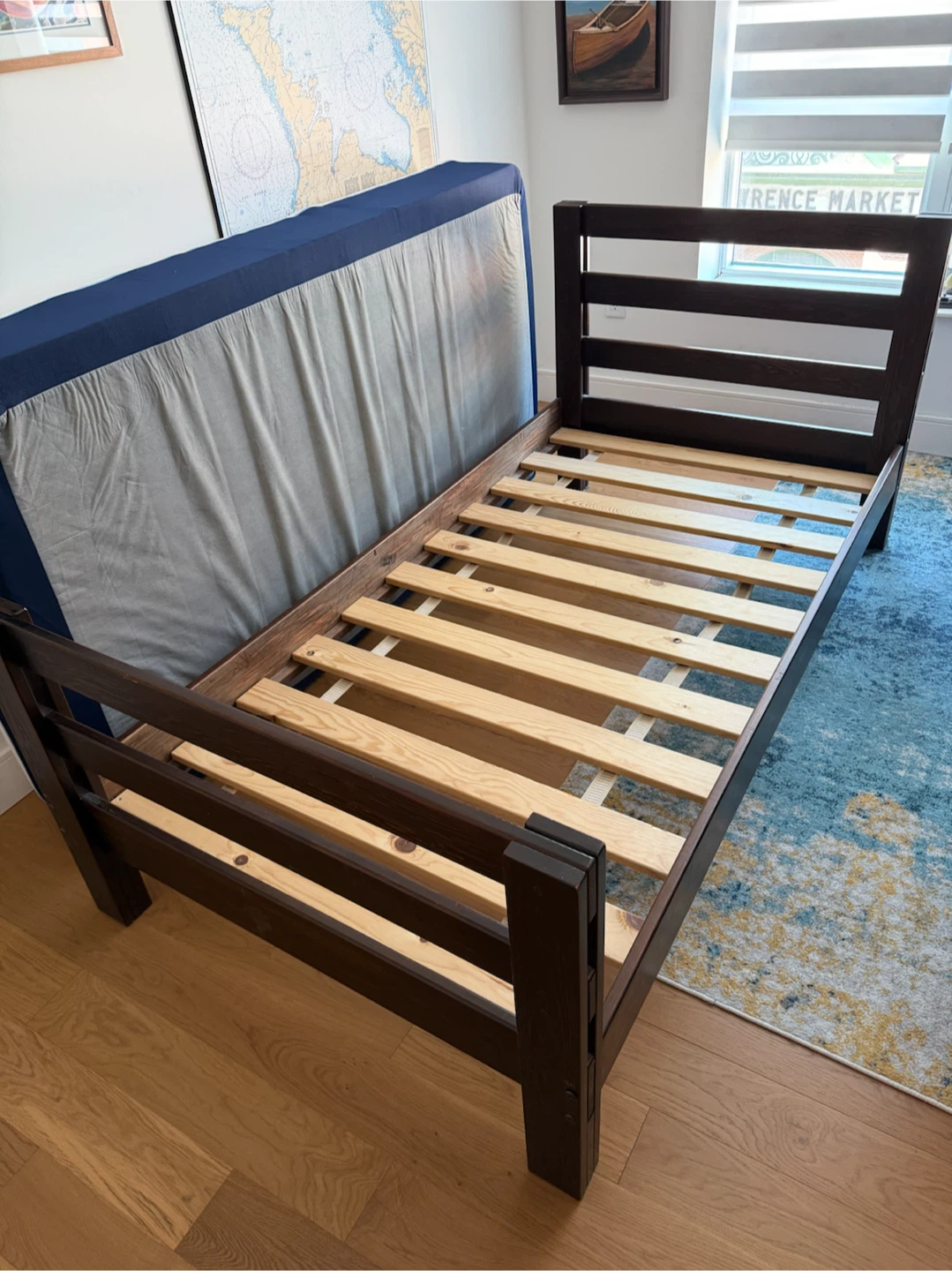 Twin Wooden Bed - Excellent Quality