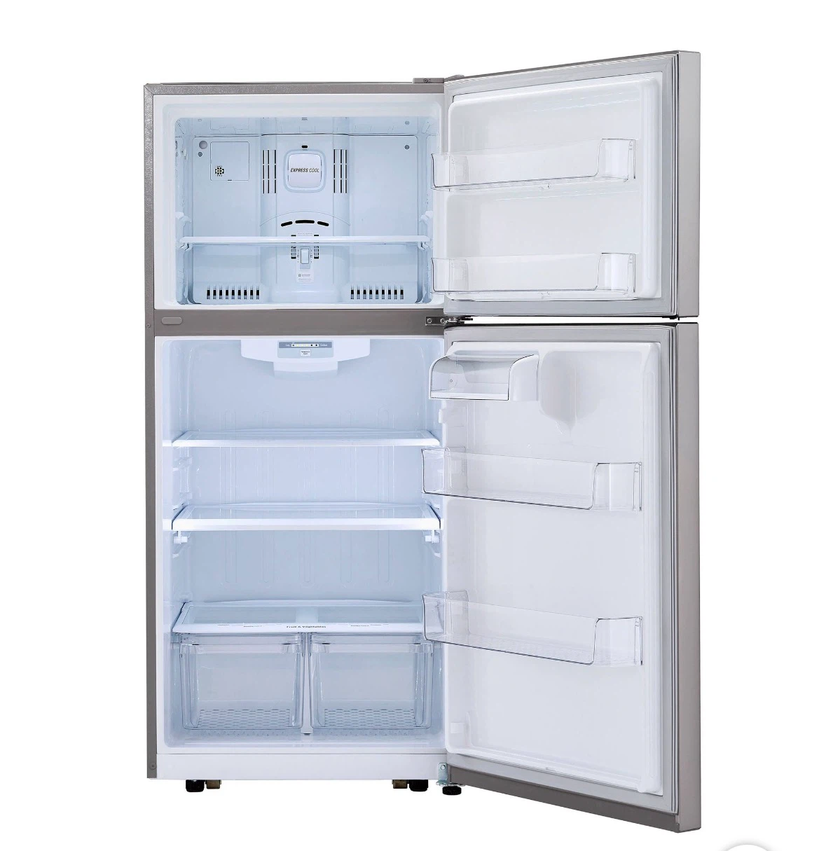 LG 20 cu. ft. Top Mount Refrigerator - Stainless Steel