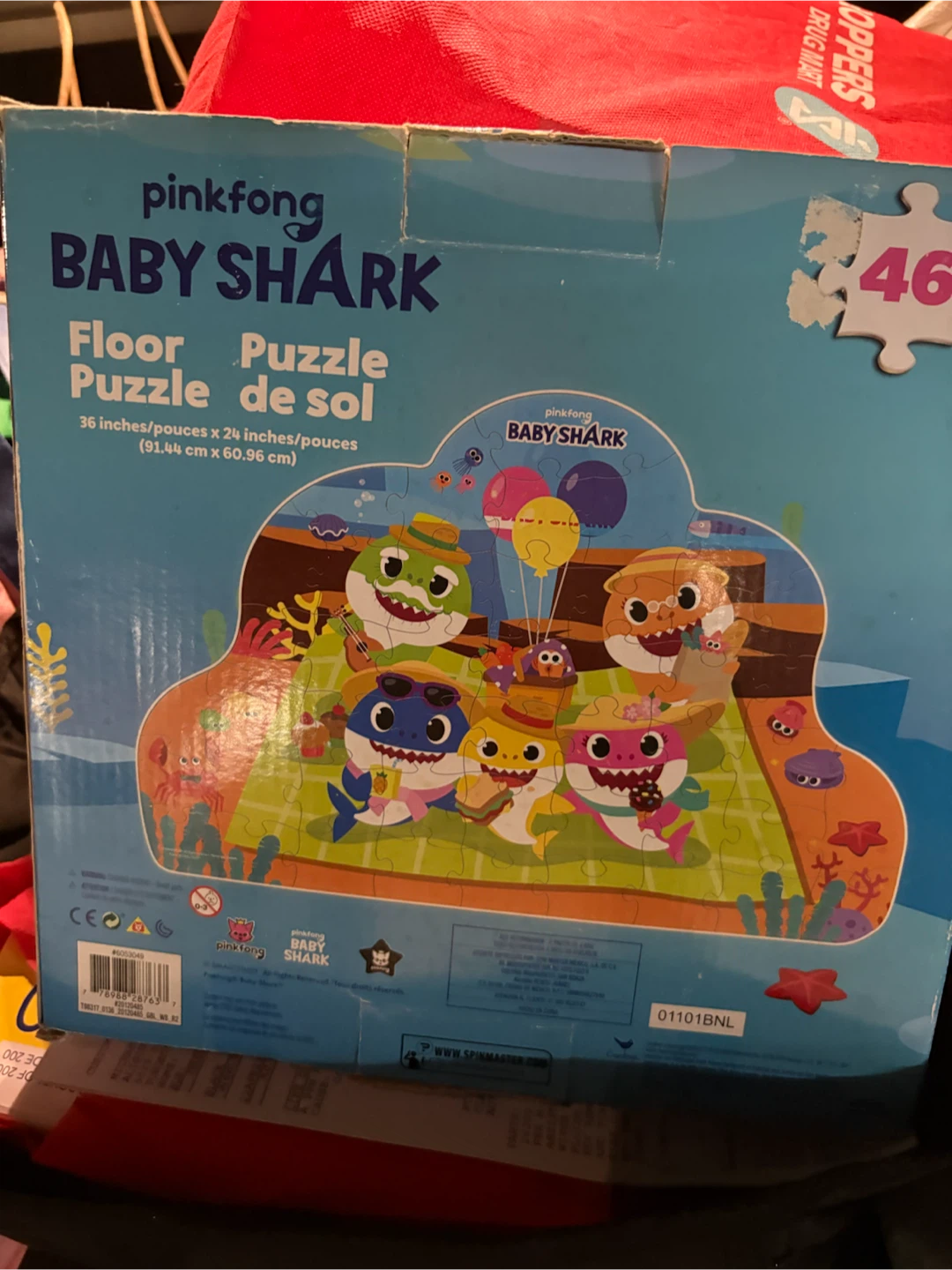 Pinkfong Baby Shark 46-Piece Floor Puzzle - photo 2