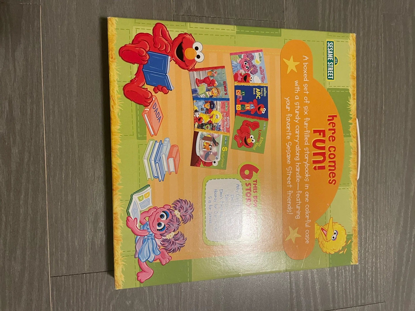 🏈Sesame Street Here Comes Fun! 6 Storybook Box Set - photo 2