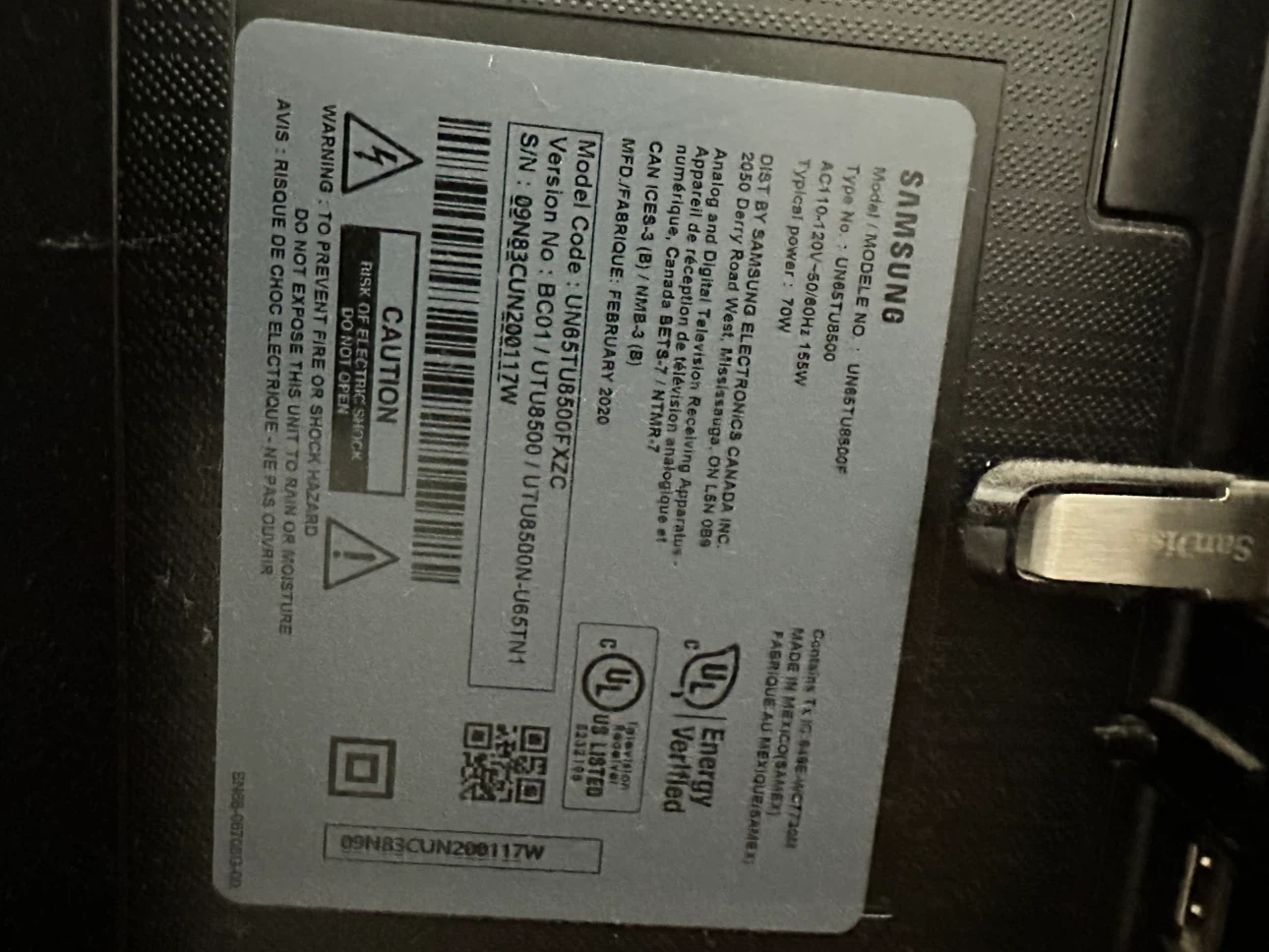 Samsung 65 inch 4K Smart TV - photo 2