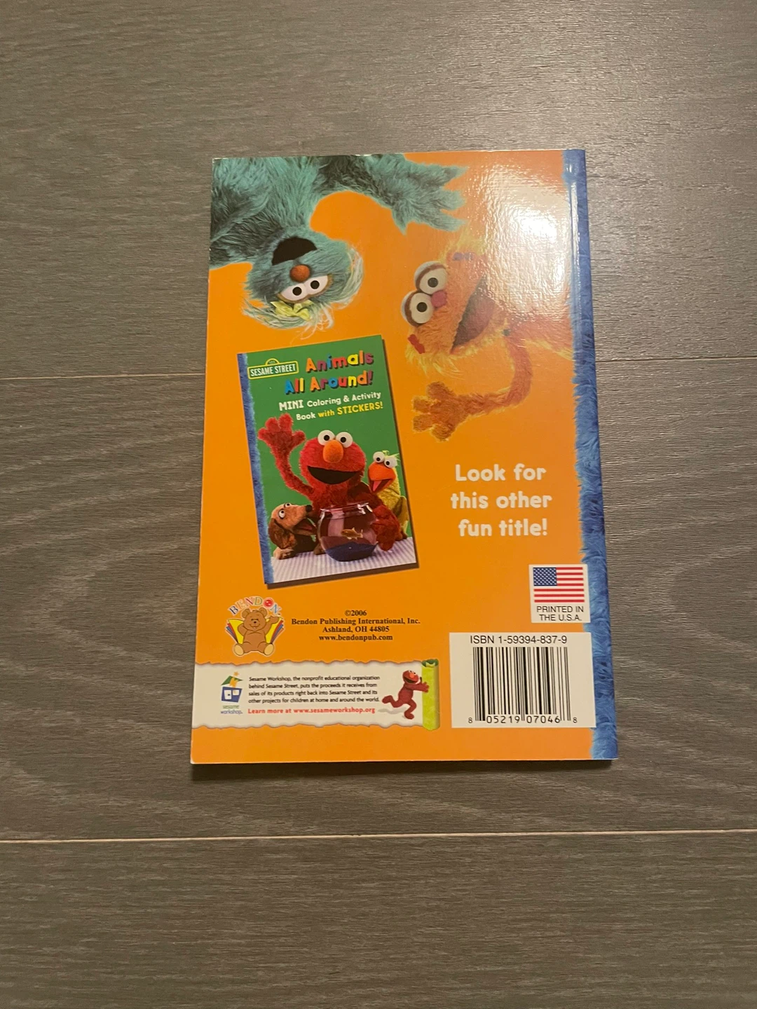 🏈Sesame Street Mini Coloring & Activity Book with Stickers - photo 2