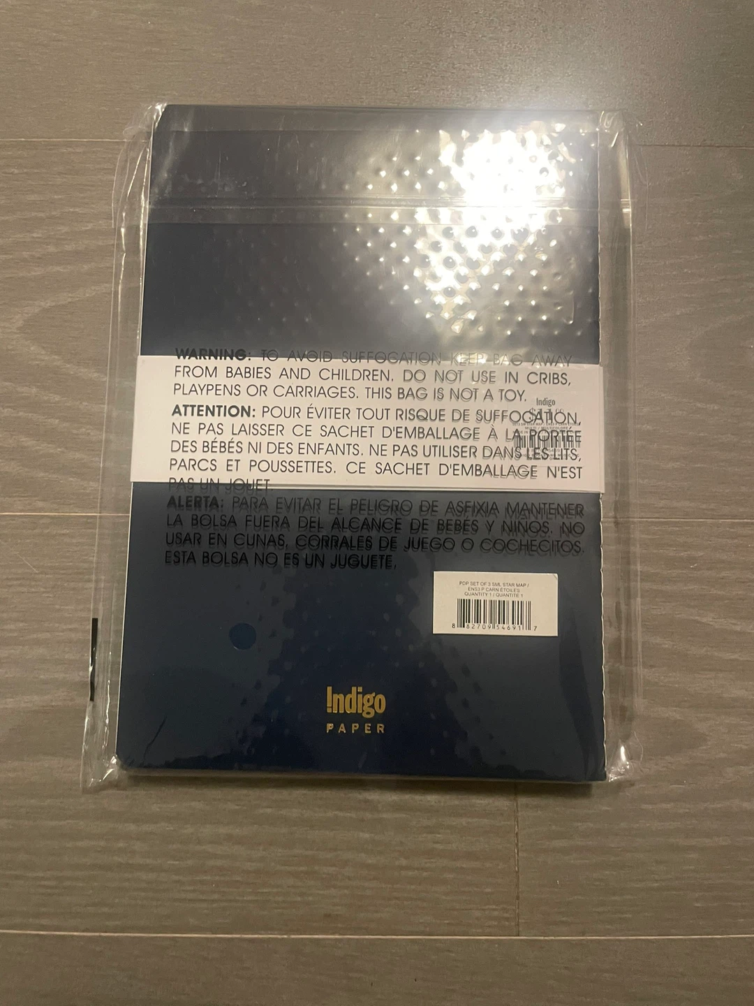 🏈Indigo Paper Notebook Set of 3 - photo 2