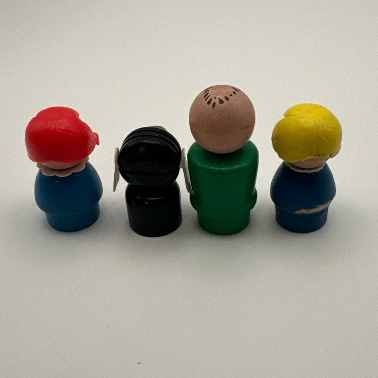 Vtg Fisher Price Little People Lot Wooden Bodies/Heads Wood - photo 2