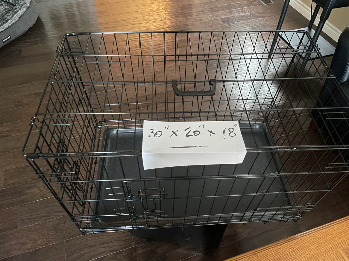 Metal dog crate - photo 2