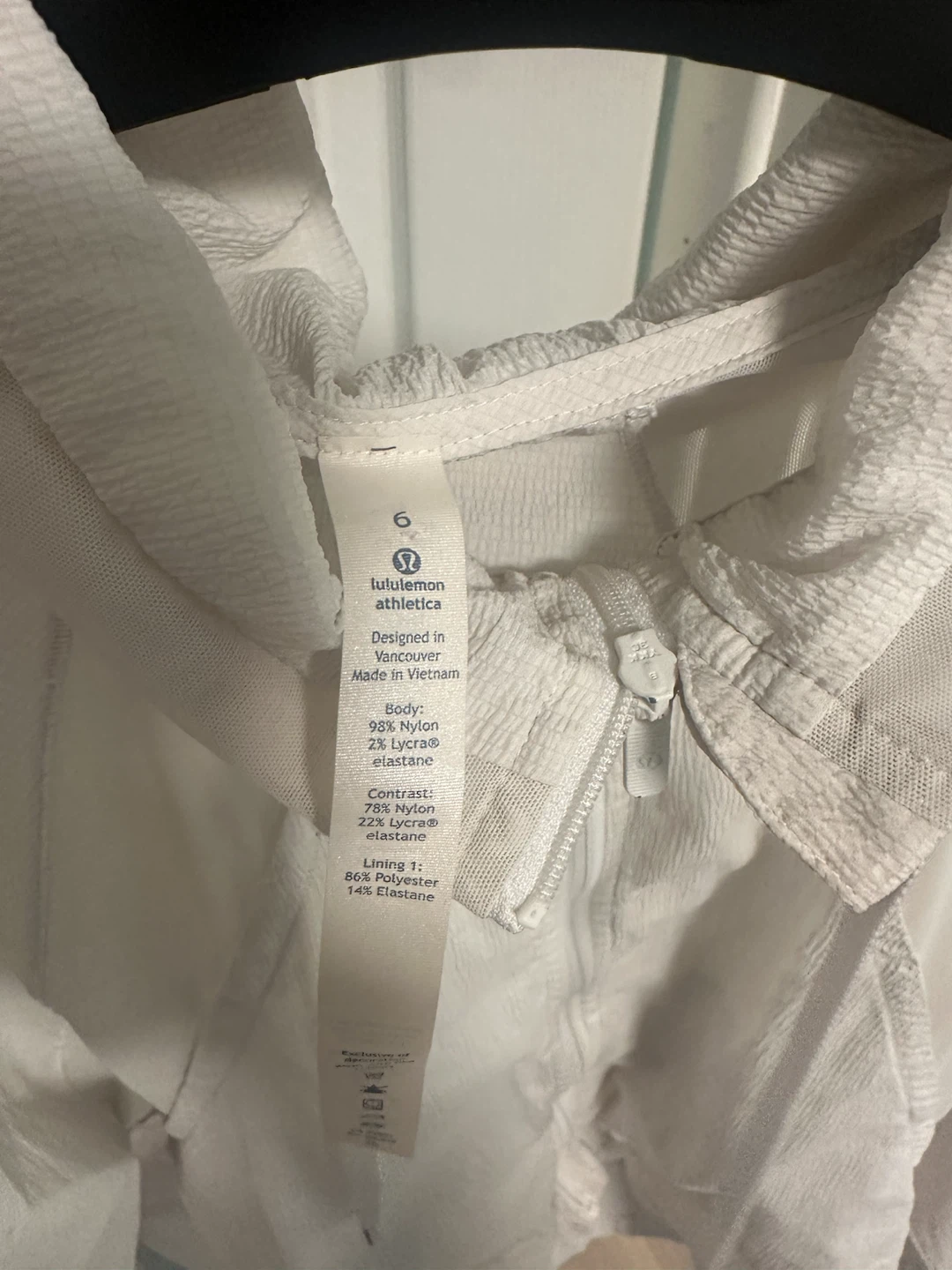 Lululemon White Zip-Up Hoodie - photo 5
