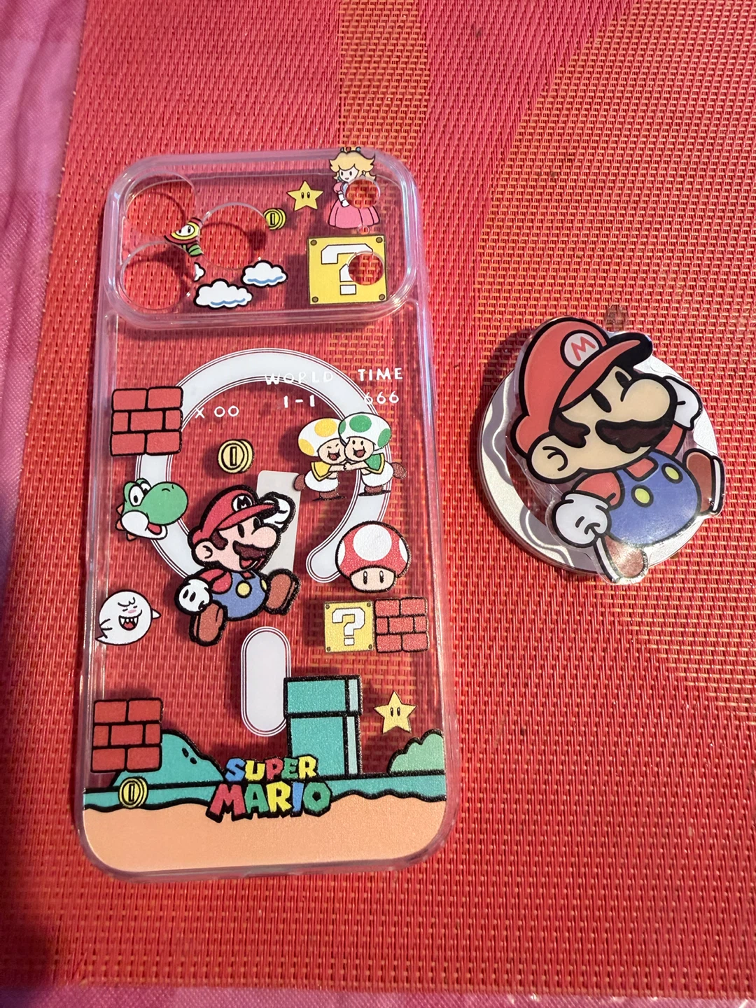 Super Mario Clear Phone Case iphone 17 pro max 🏈 Mario Grip - photo 2