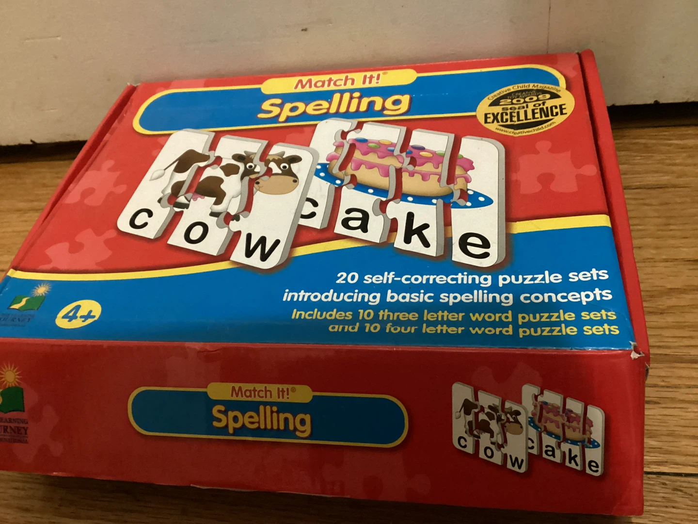 🏈 The Learning Journey Match It! Spelling Puzzle