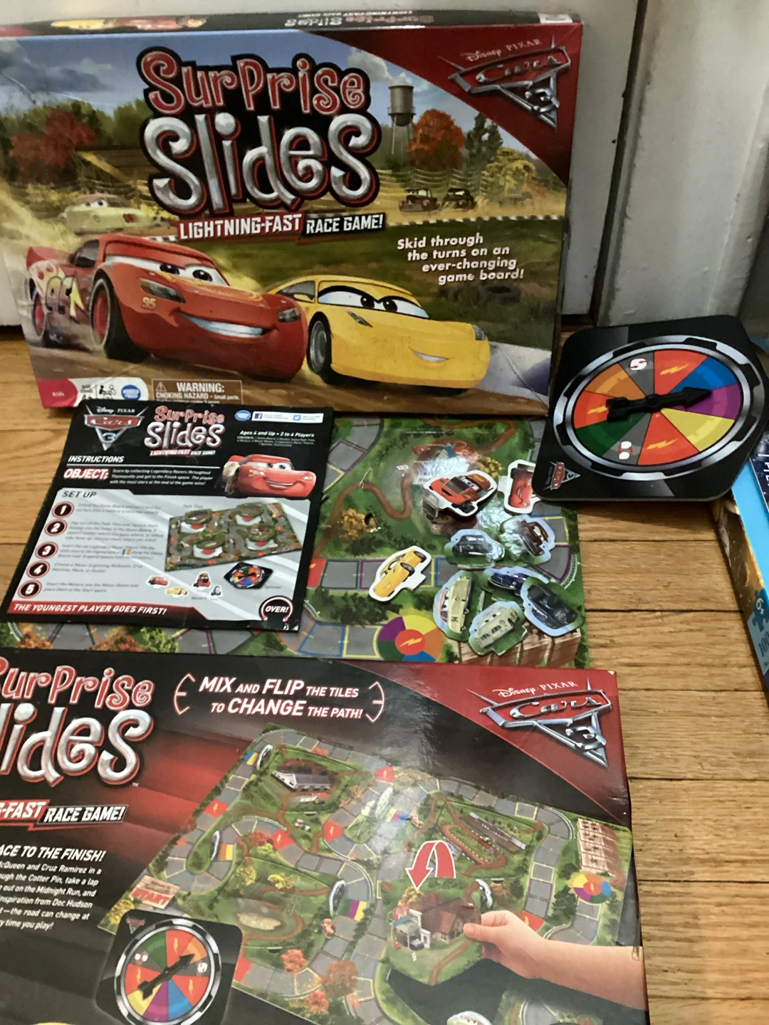 🏈 Disney Pixar Cars 3 Surprise Slides Board Game