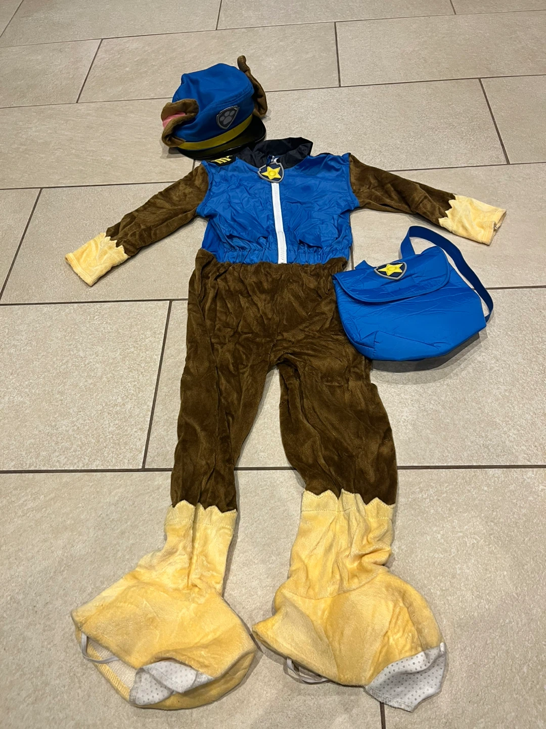 Paw Patrol Chase Costume Toddler 5T-6T
