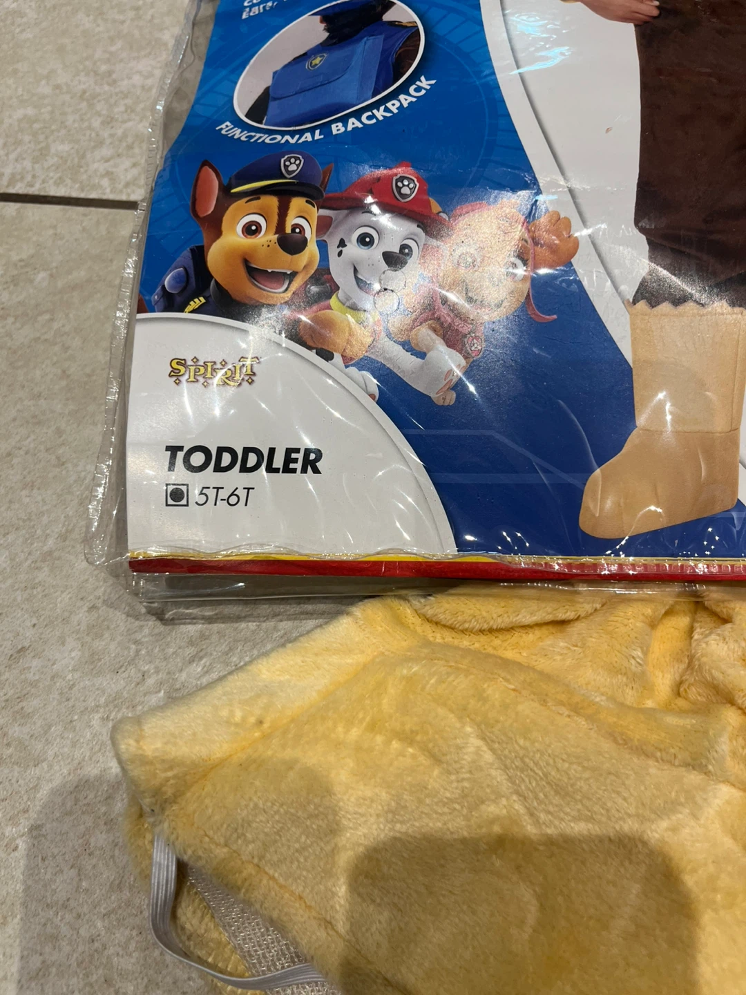 Paw Patrol Chase Costume Toddler 5T-6T - photo 2