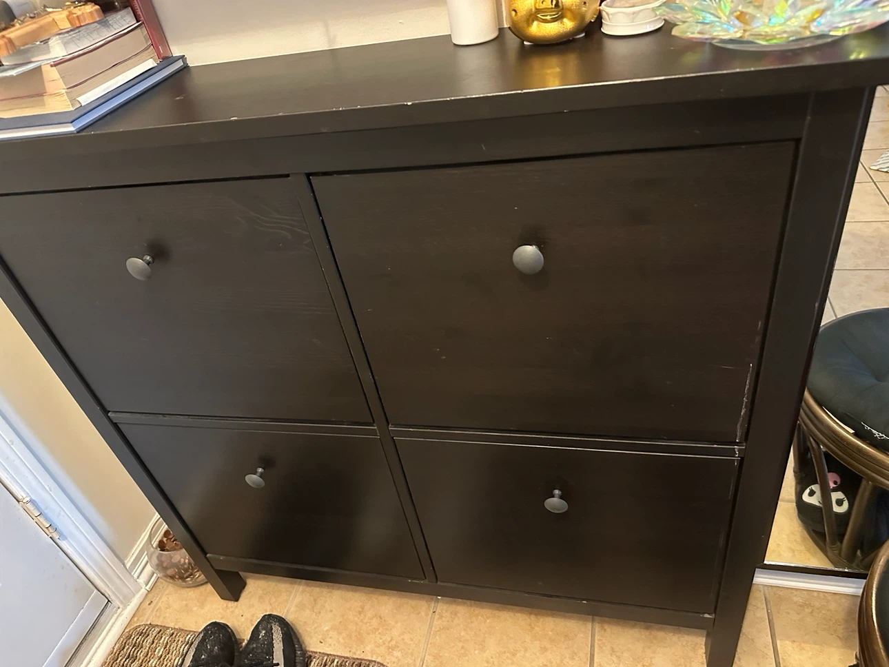 IKEA Shoe Storage Cabinet - Black