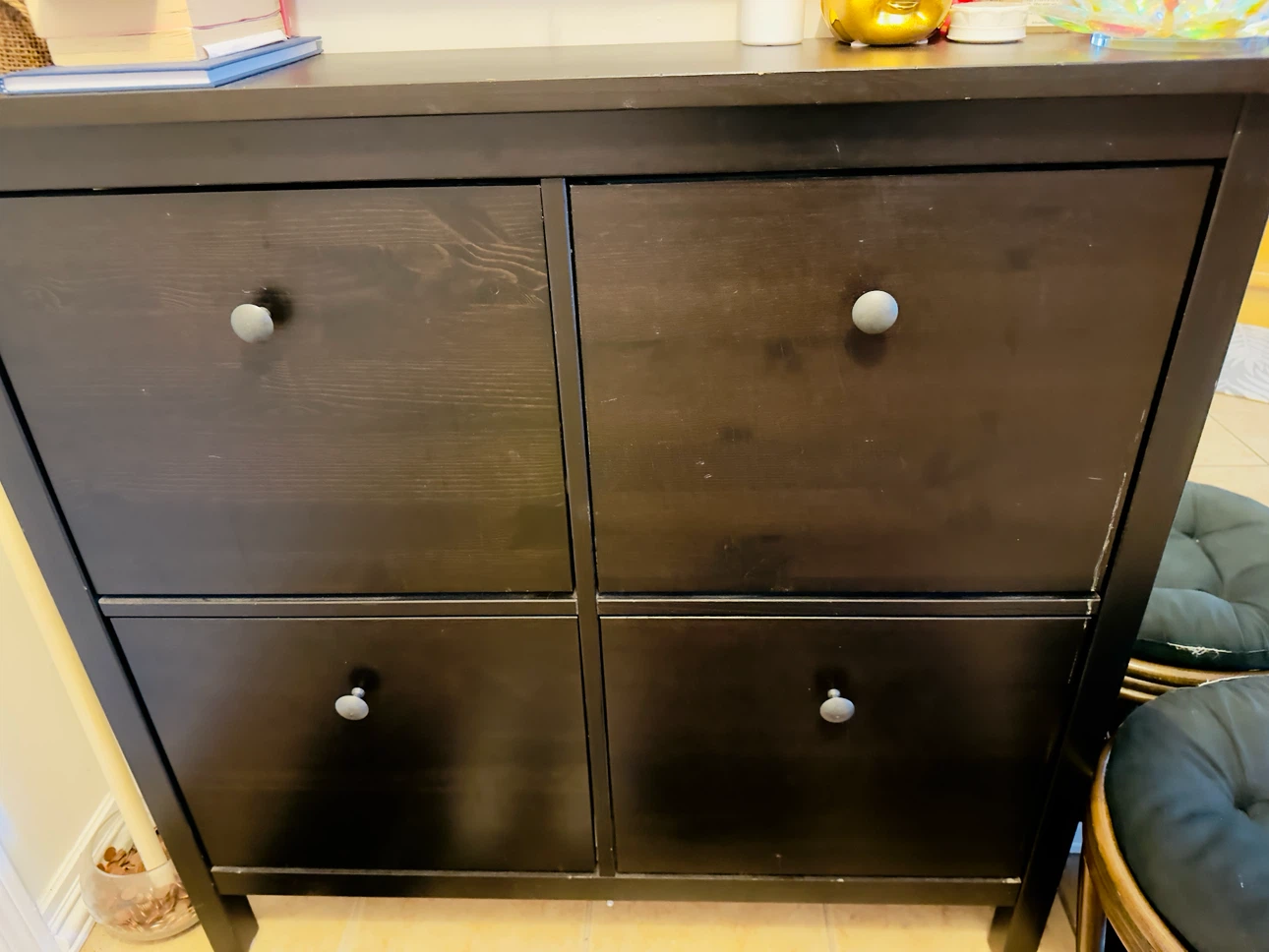 IKEA Shoe Storage Cabinet - Black - photo 2