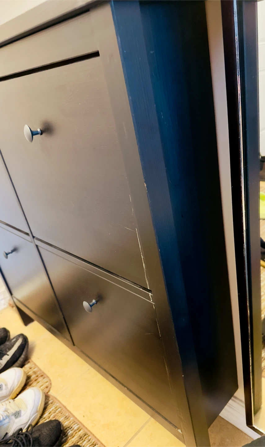 IKEA Shoe Storage Cabinet - Black - photo 3