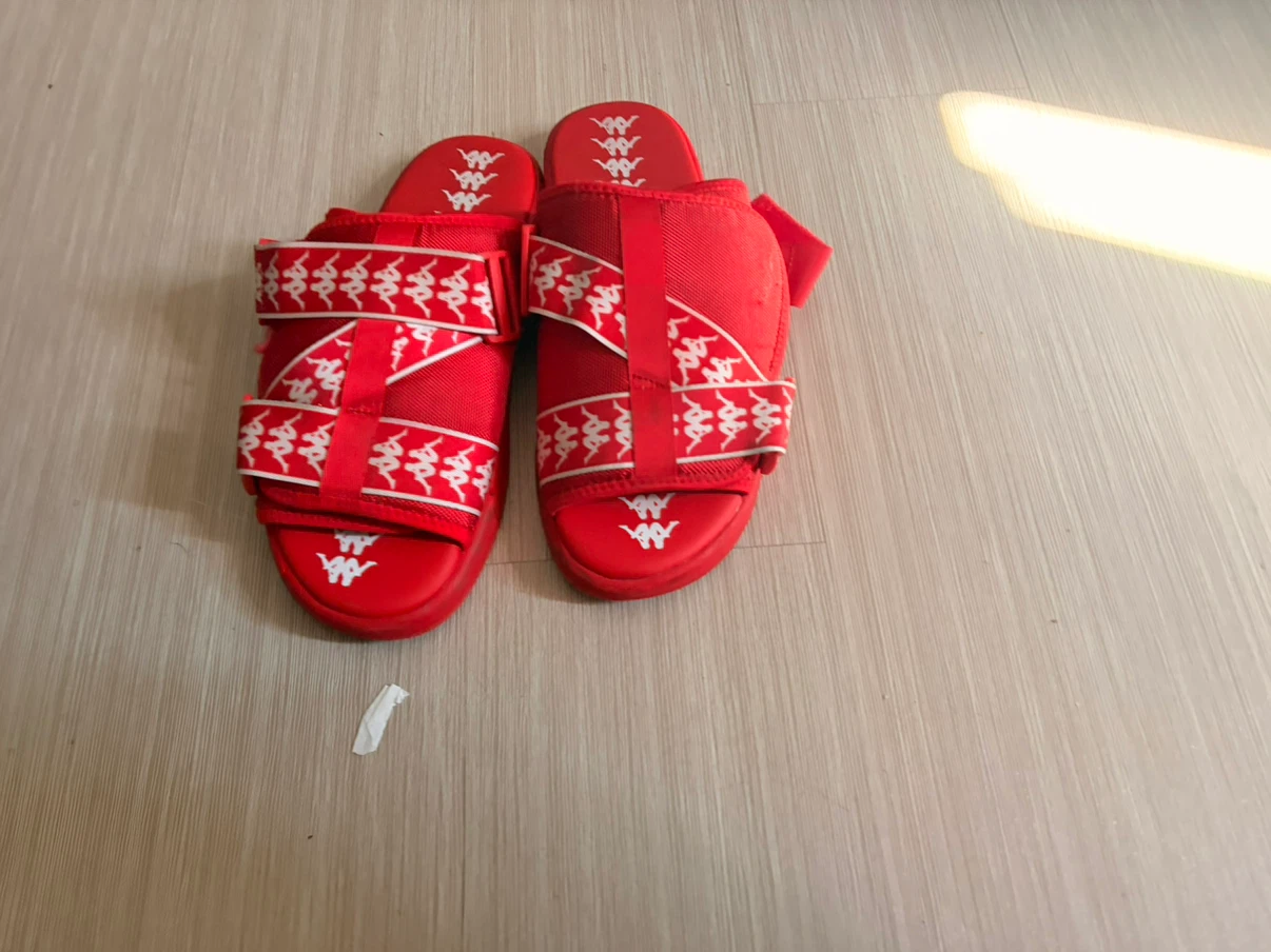 Red Kappa Slide Sandals - photo 2