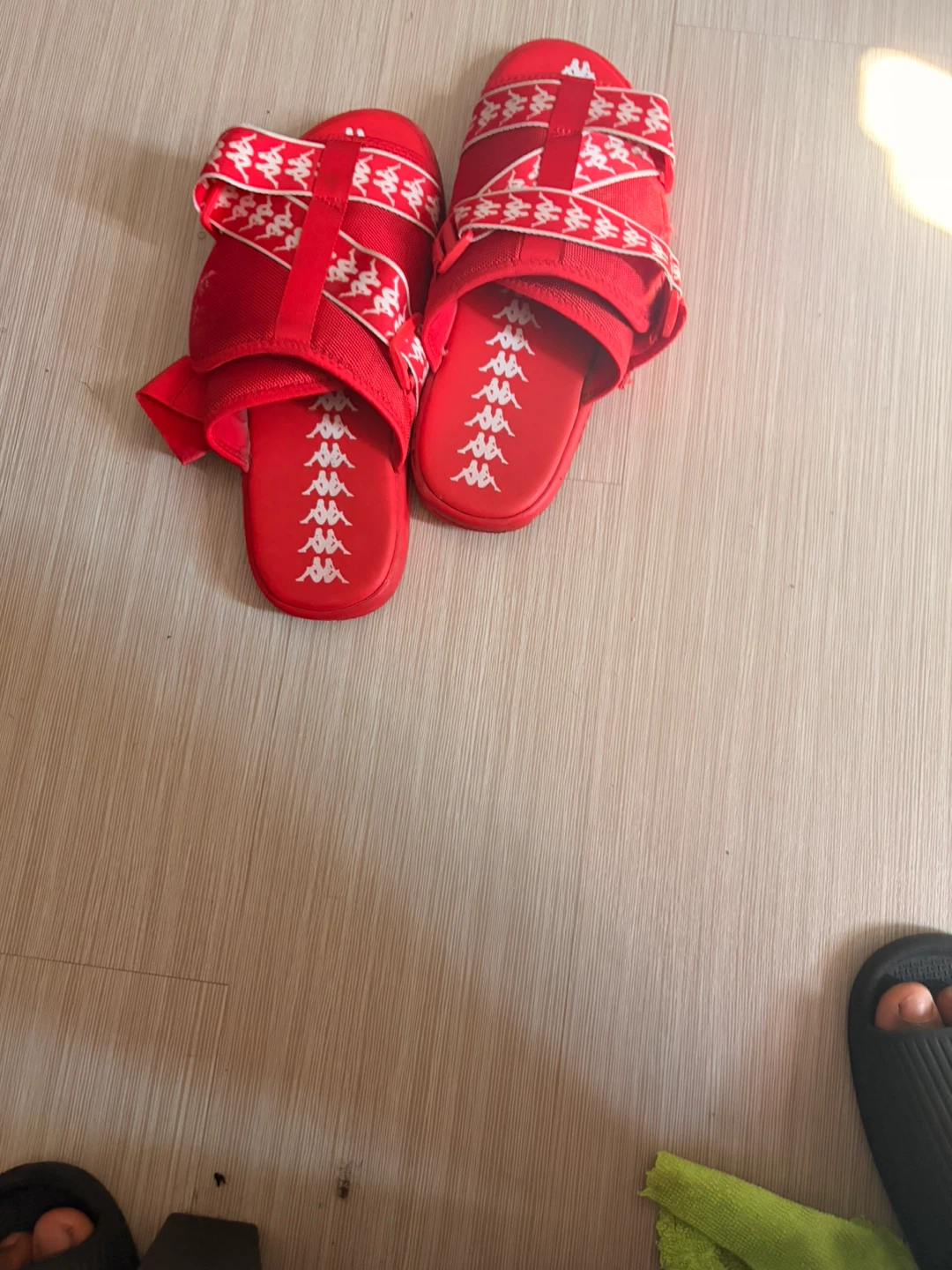 Red Kappa Slide Sandals - photo 4