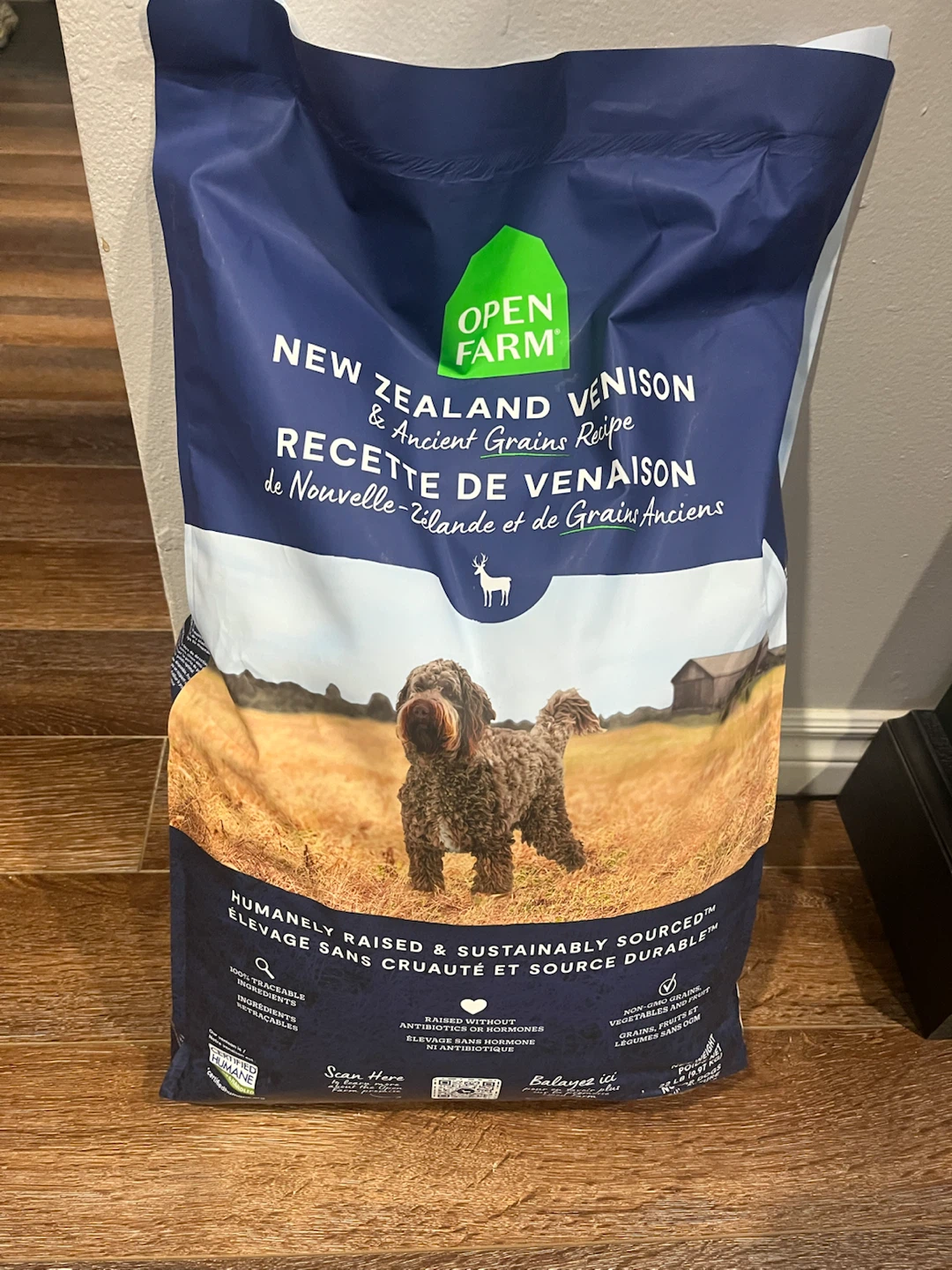 Open Farm New Zealand Venison Dog Food 22 lbs