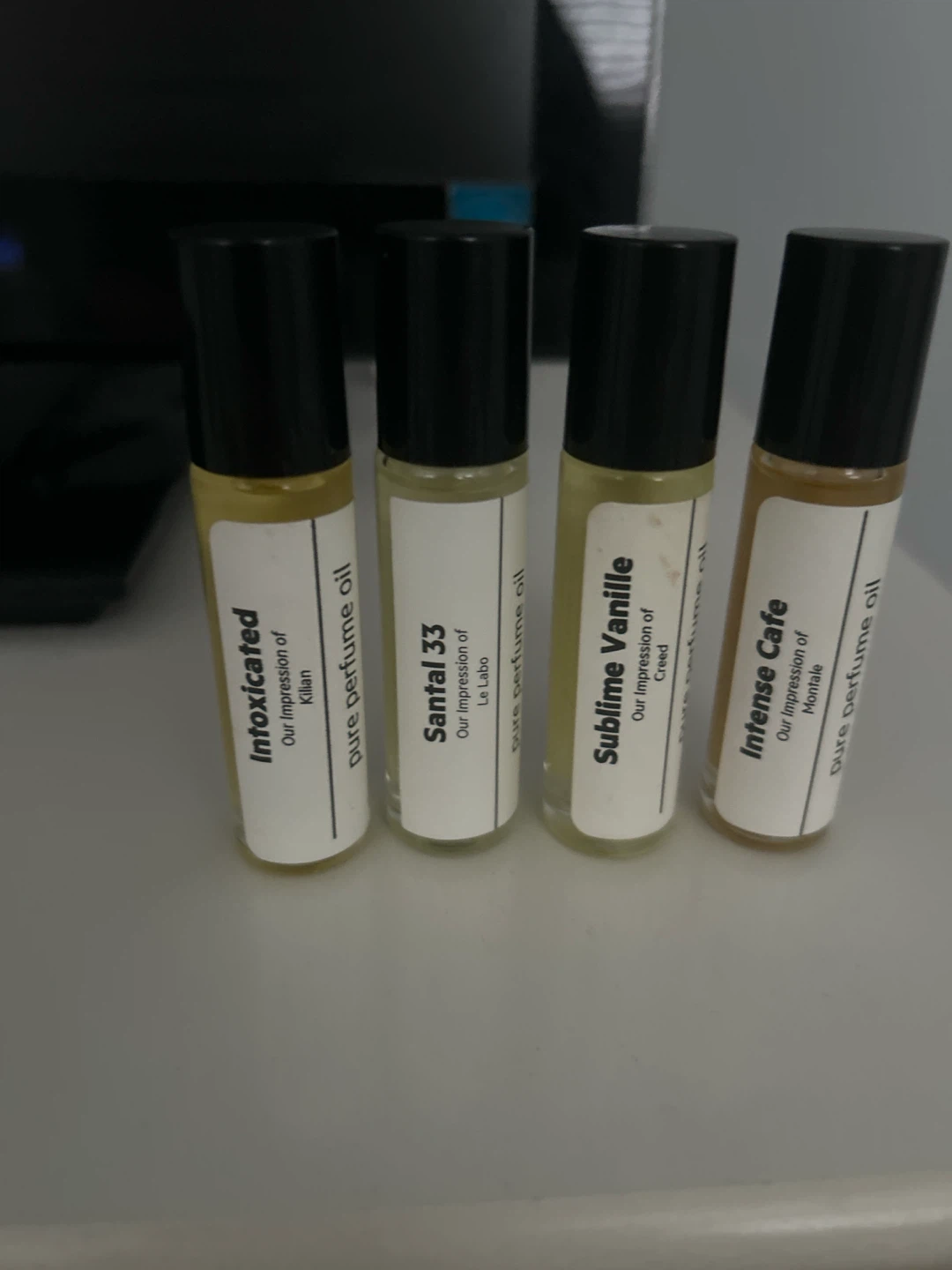 Set of 4 Perfume Oil Roll-Ons