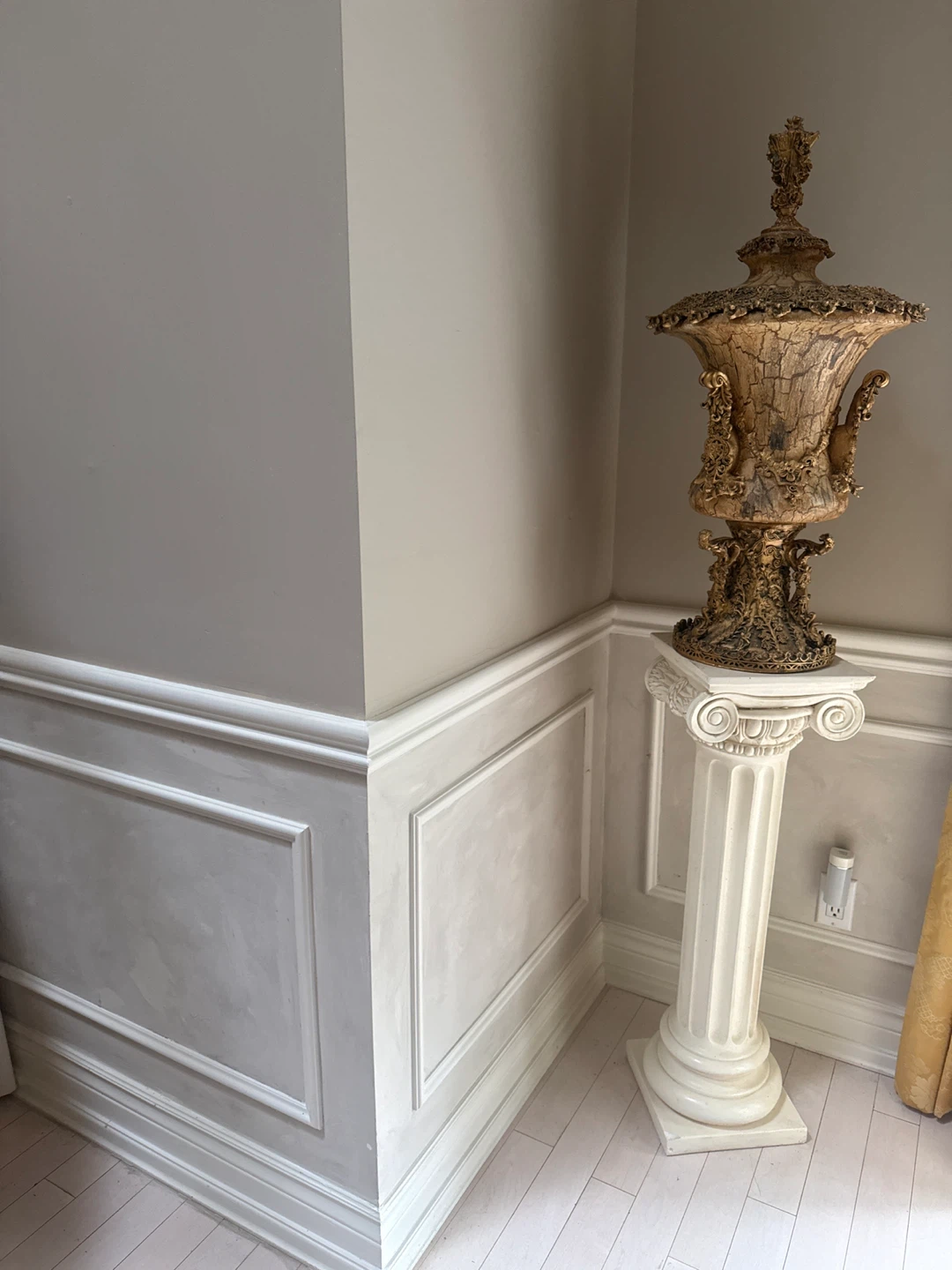Decorative Urn with Pedestal Stand