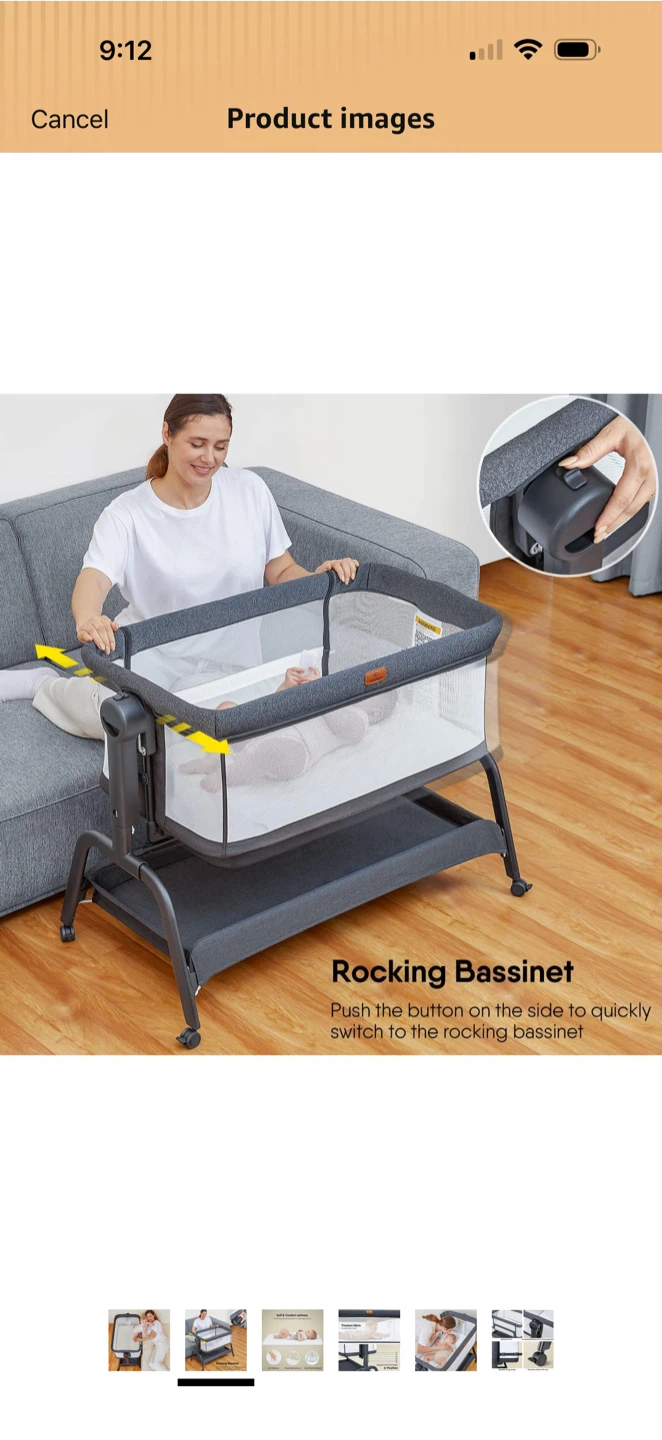 BabyBond Bedside Sleeper Bassinet - photo 2