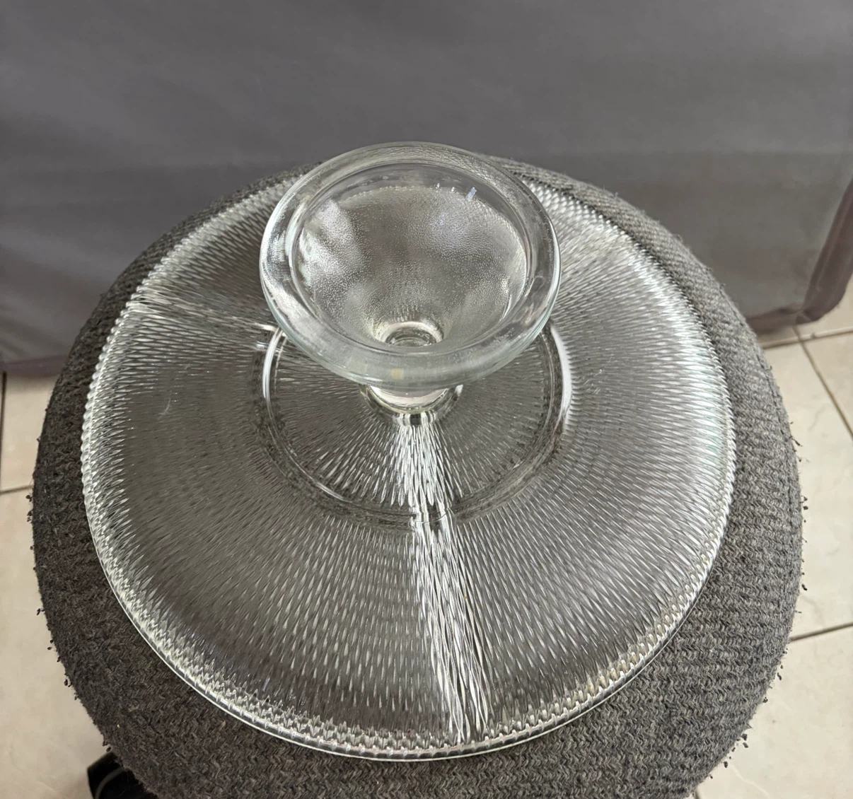 🏈  Vintage Clear Glass Divided Relish Tray - photo 2