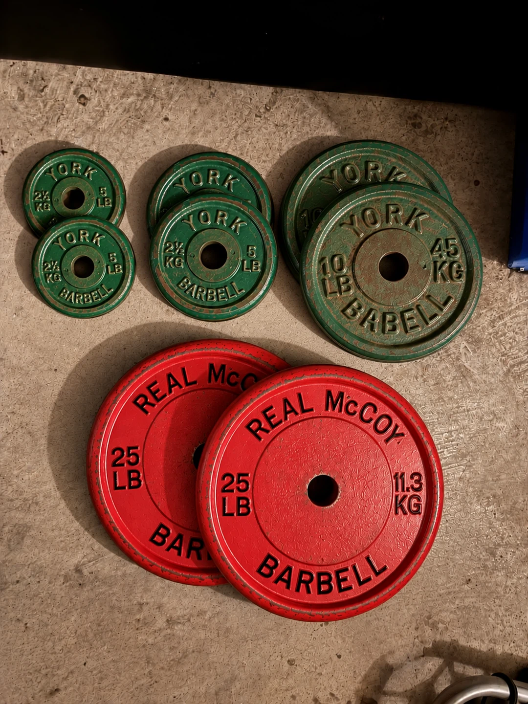 York Barbell Weight Plates 2.5-25s - photo 2