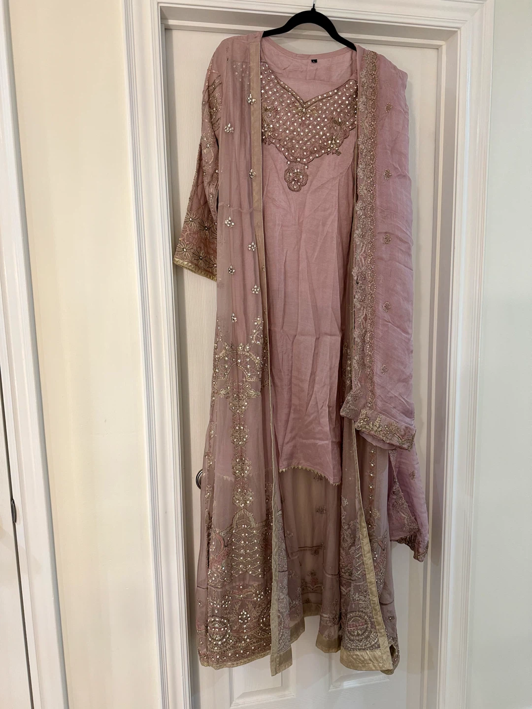 Embroidered Pink Three-Piece Outfit - photo 2