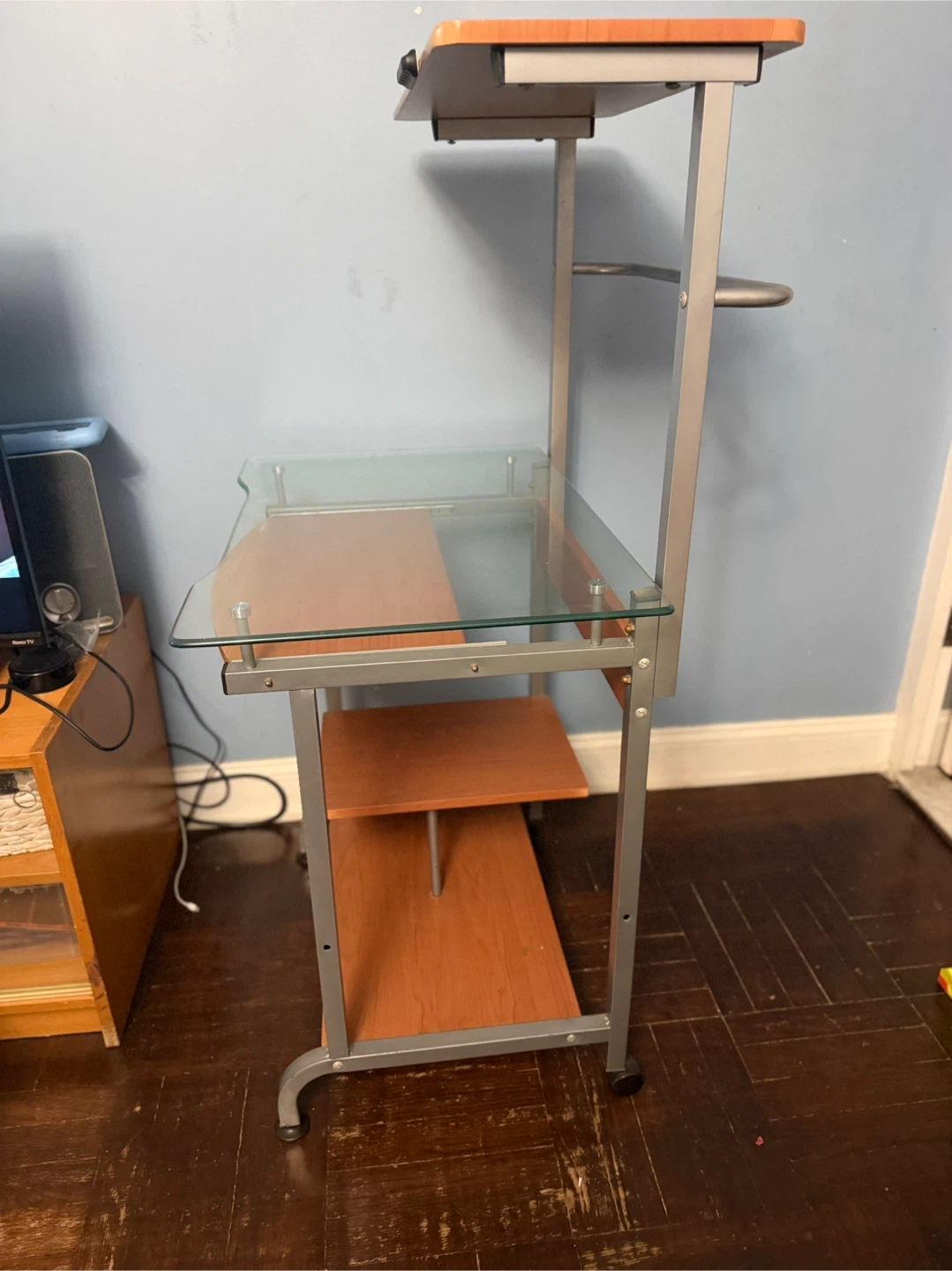 Rolling Computer Workstation Desk