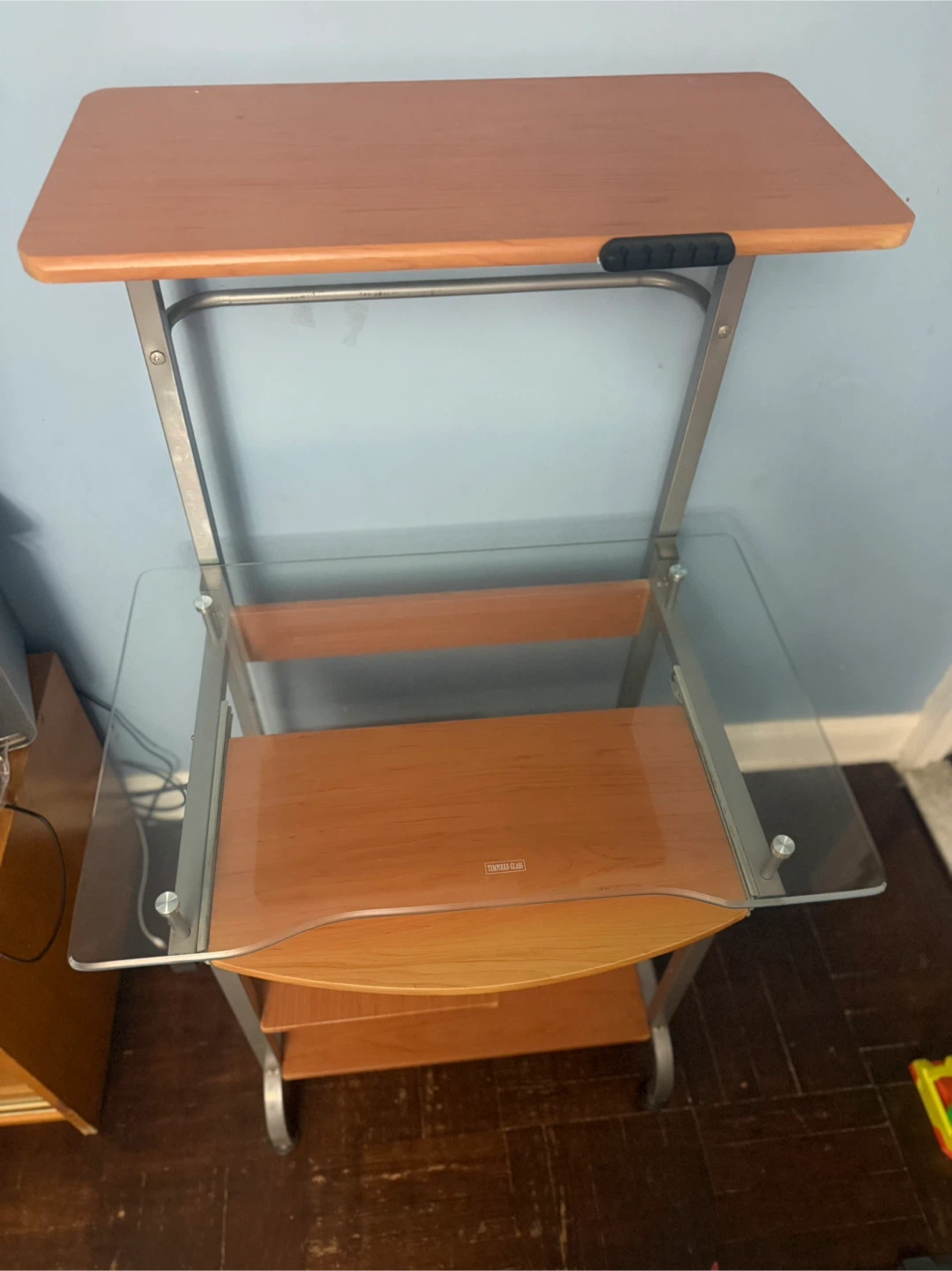 Rolling Computer Workstation Desk - photo 4