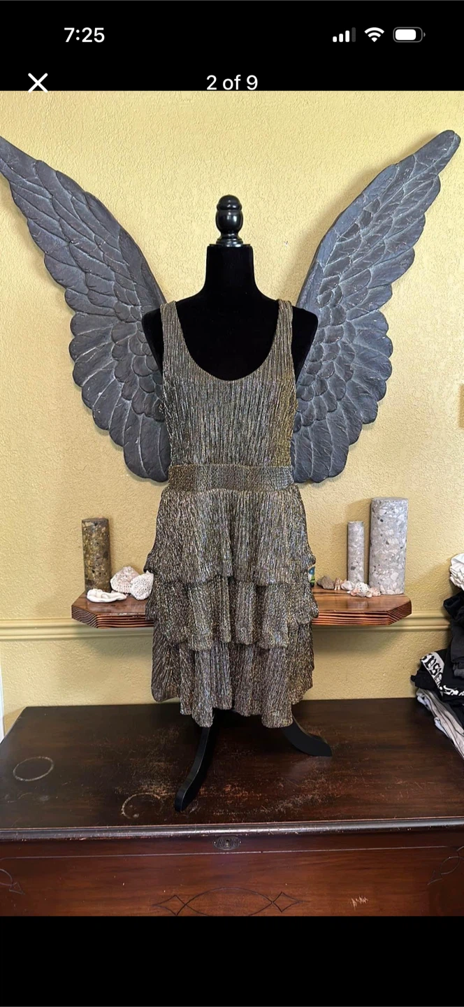 H&M Shiny Tri Layered Dress - photo 2