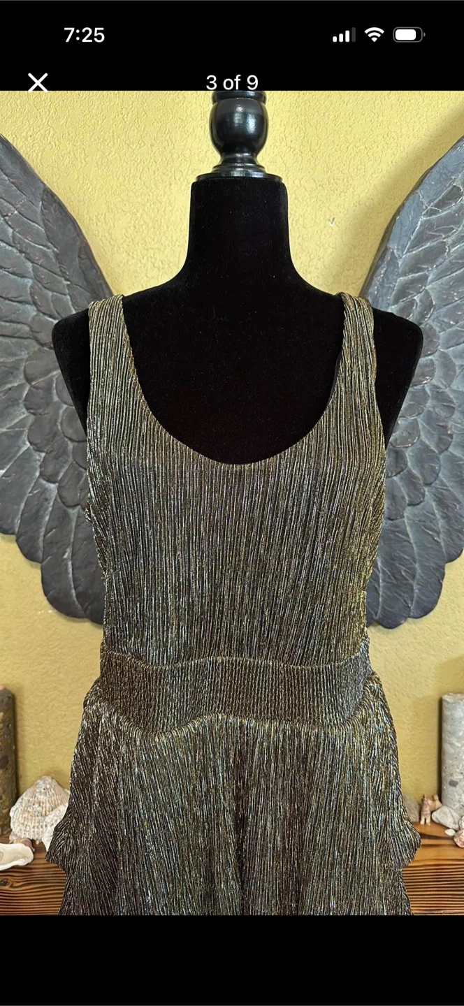 H&M Shiny Tri Layered Dress - photo 3