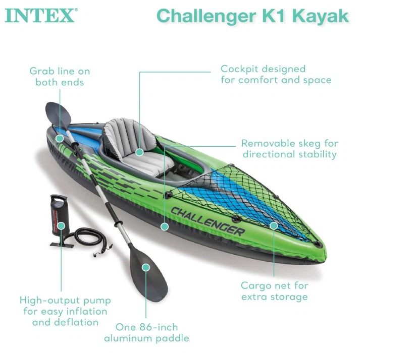 Index Challenger K1 Inflatable Kayaks x2  $70 each