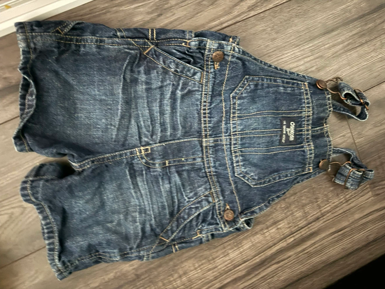OshKosh B'gosh Denim Overalls - 18 Months