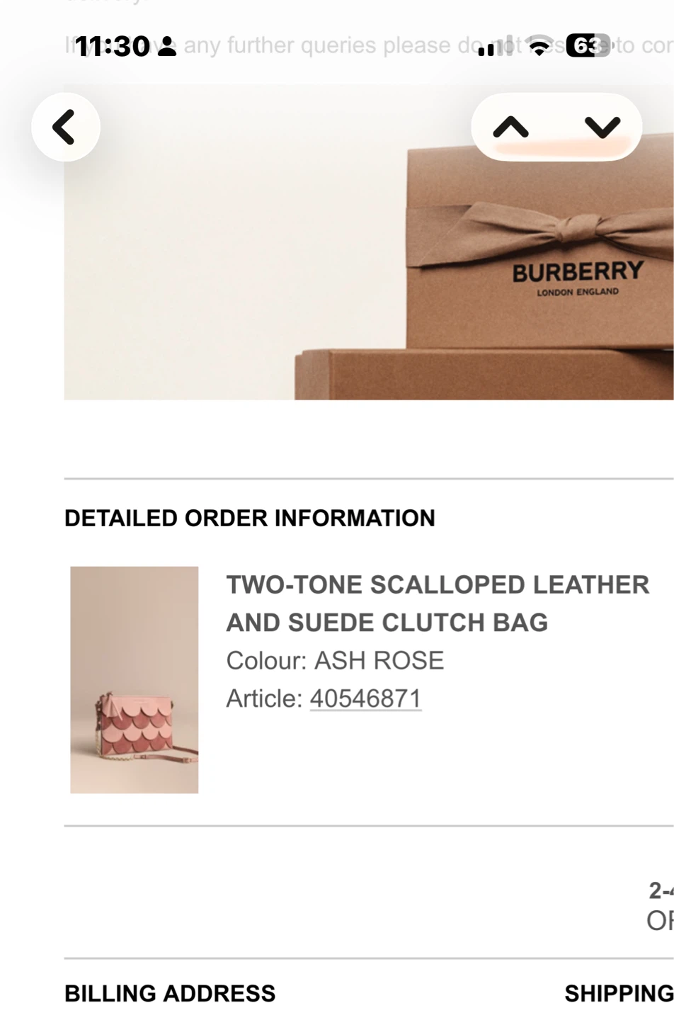 Authentic Burberry Pink Suede Leather Clutch - photo 2