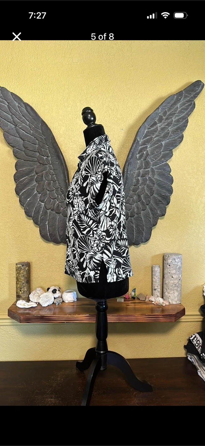 Nicole Miller Linen Floral Tank Top Shirt - photo 5