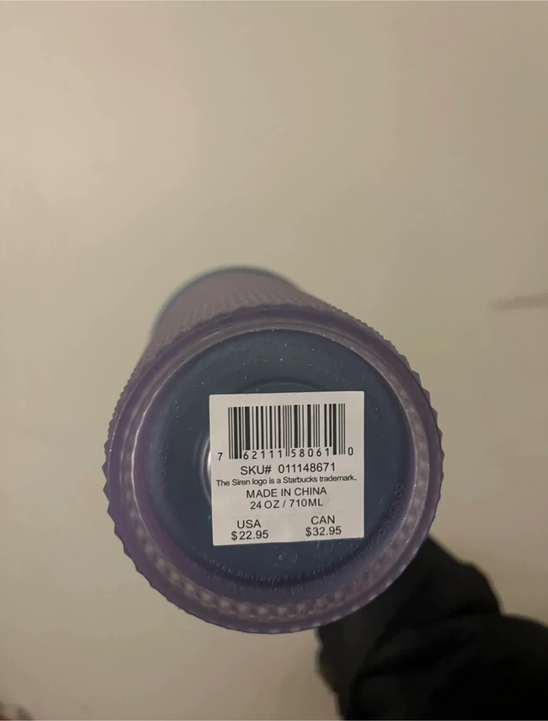 Starbucks Purple Studded Cold Cup 24oz - photo 2