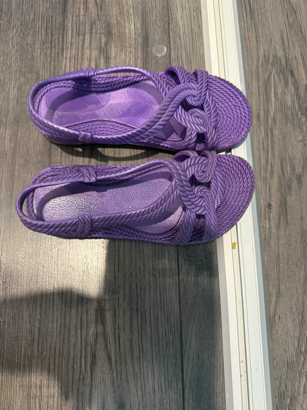 Kasgar Purple Sandals Size 8